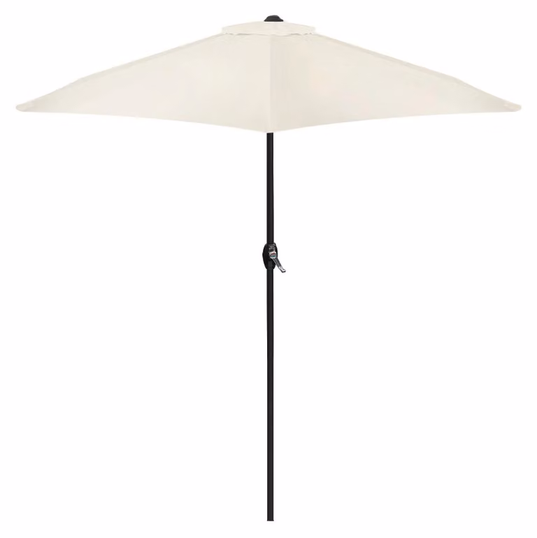 Ombrellone pieghevole da balcone regolabile 210 cm beige