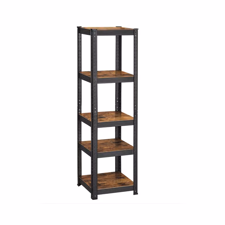 Scaffalatura, Nero + Marrone Vintage / 1