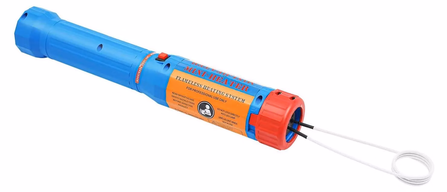 Dispositivo di riscaldamento a induzione manuale - Avvitatore per bulloni da 1100 W, 220 V - Induzione magnetica - 6 serpentine riscaldanti - Spina europea - Per riparazioni automobilistiche - Colore blu