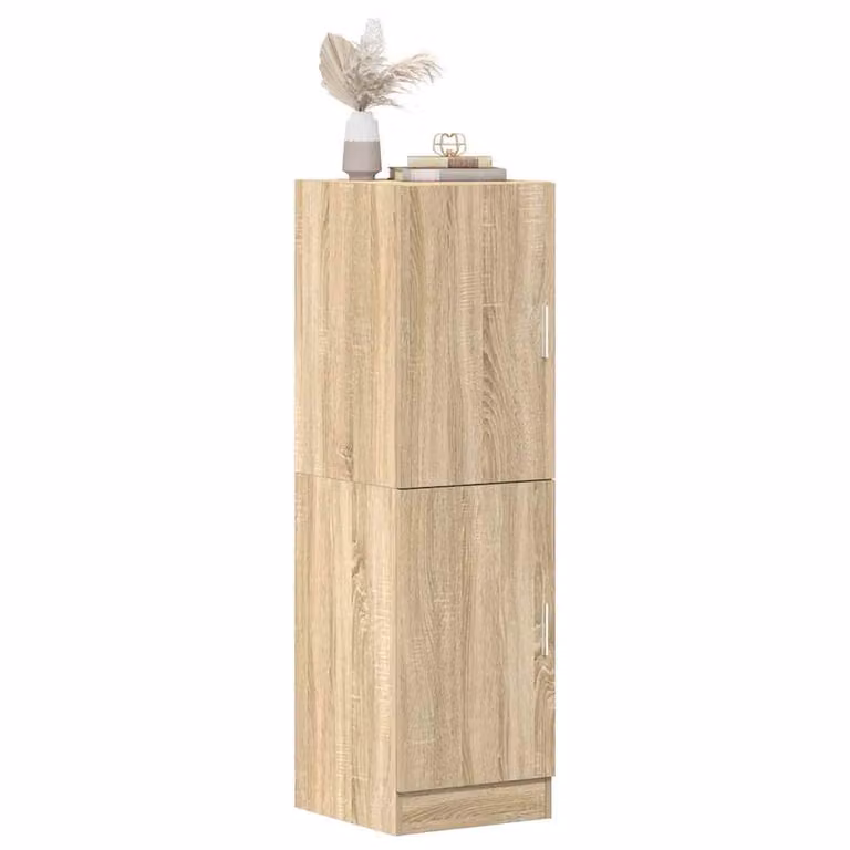 Mobile da cucina moderno vidaXL in legno marrone con ante a battente L/P/H: 38 x 41,5 x 131,5 cm