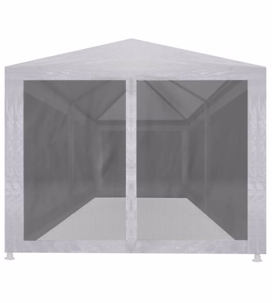 Tenda per Feste con 6 Pareti in Rete 6x3 m