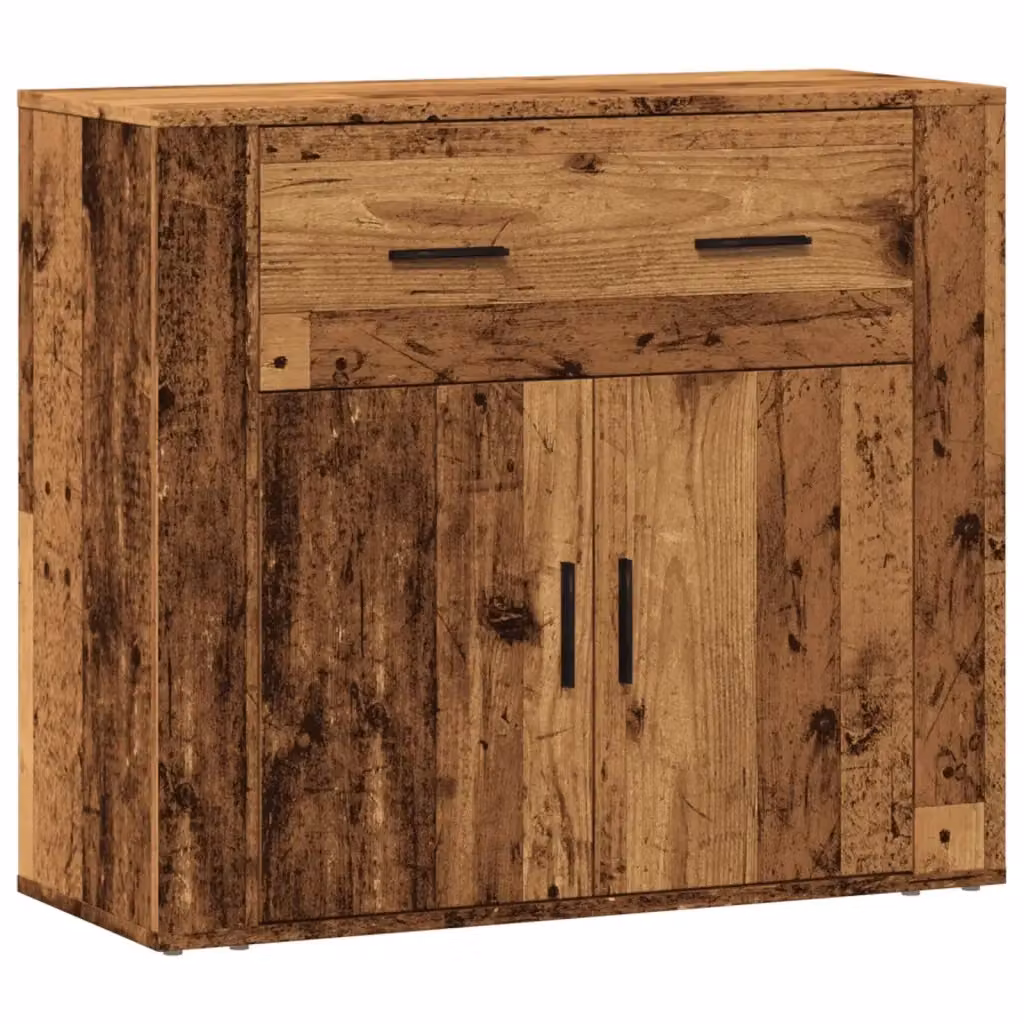 Credenza Buffet Armadio da Cucina Design Mania in Legno Vecchio Marrone L: 80 cm, P: 33 cm, H: 70 cm – 2