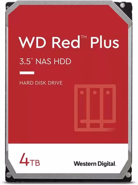 HD 3,5 4TB 5400RPM 256MB RED PLUS SATA3 NAS STORAGE