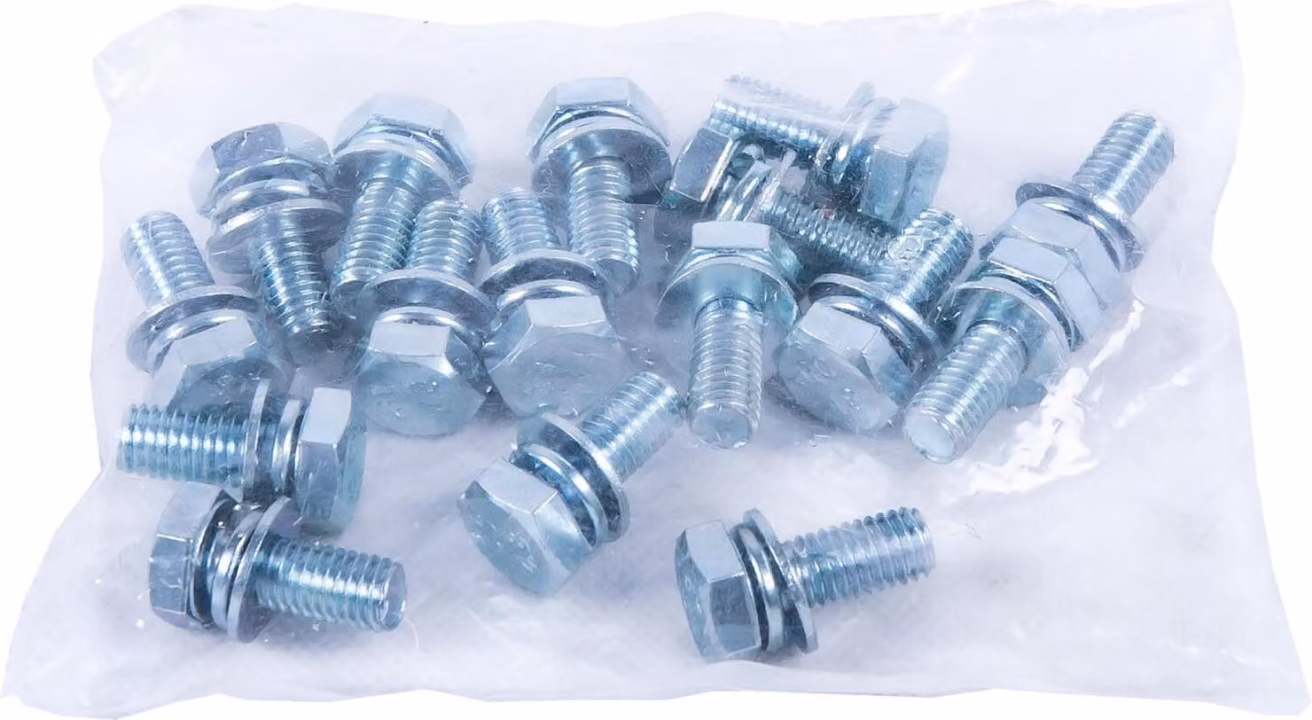 KS TOOLS Vite M8 per ruote per carrello da officina PERFORMANCEplus (16 pezzi) - 873.7014-R004P