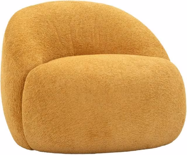 Poltrona Ginevra Senape cm 81x78x64