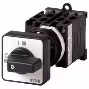 Interruttore a gradini Eaton, T0, 20 A, montaggio intermedio, 5 moduli, contatti: 10, 45°, con scatto, con posizione 0, 0-5, n. di riferimento 15133 014134