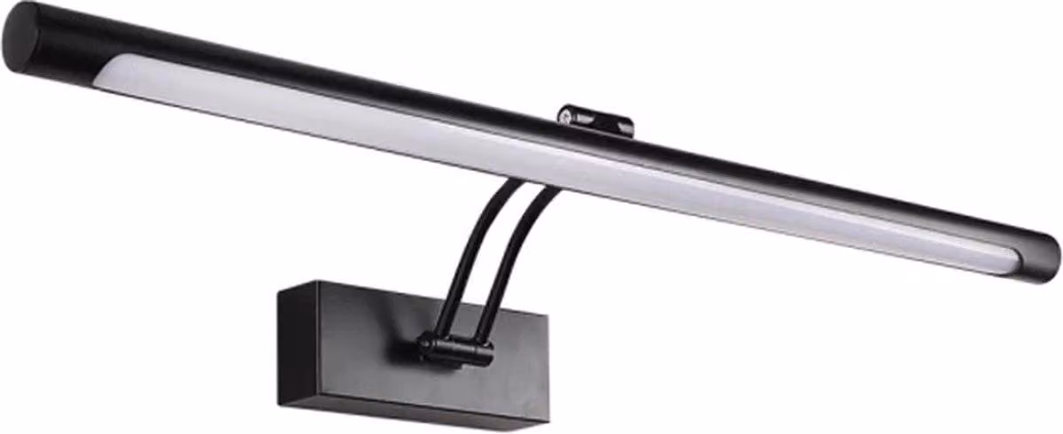 Lampada a specchio - Nera - 11 W, lunghezza 56 cm