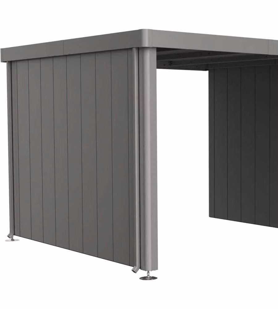 Biohort Parete laterale casetta Neo 2A grigio scuro 259x200 cm