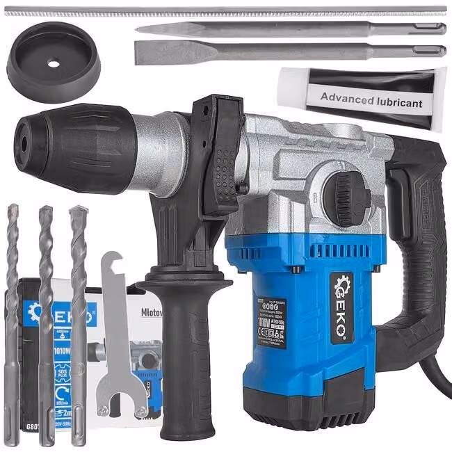 Martello perforatore a impulsi, 1010W, 4J, attacco SDS+, modello 63138