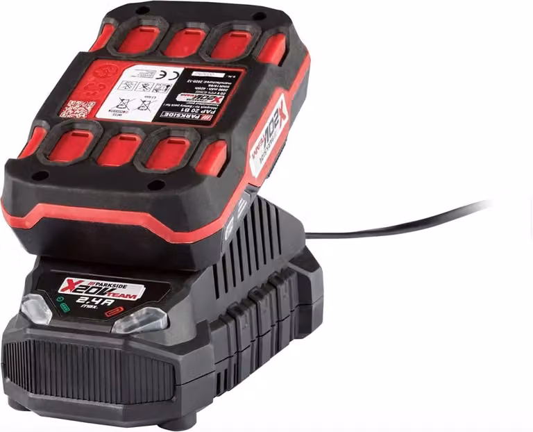 Caricabatterie PARKSIDE® 20 V "PLG 20 C1" e batteria da 2 Ah "PAP 20 B1"