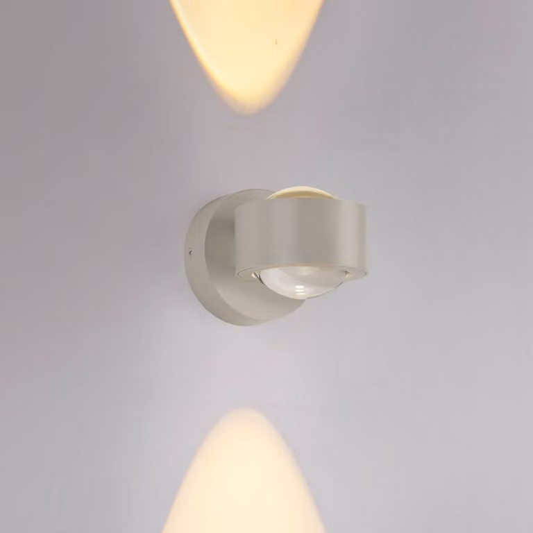 JUST LIGHT. GmbH Applique da parete a LED Chia, dimmerabile, Crema / Ambra, Soggiorno / Sala da pranzo, Metallo, Moderno, Applique a LED
