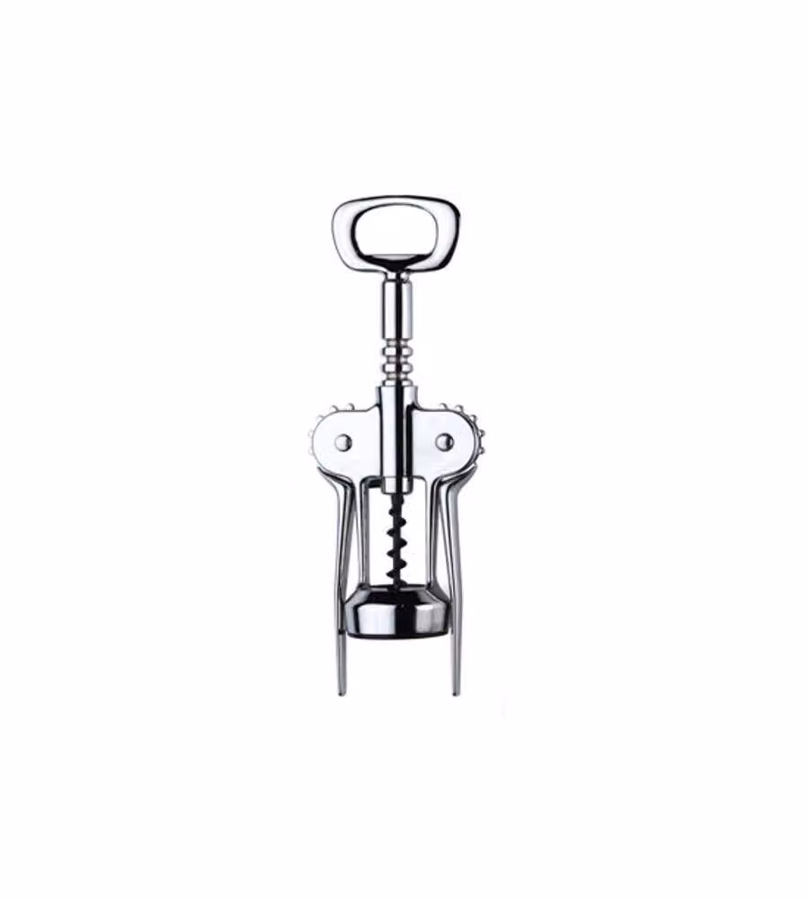 Cavatappi Sommelier a 2 Leve Ghidini Skylab Argento con Tagliafolie in Metallo 20 cm – 2