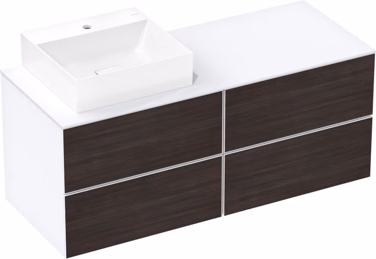 hansgrohe Xelovos E Lave-mains, sans trop-plein, 500x480mm, SmartClean, poncé, avec vidage, 61090450, 61090450