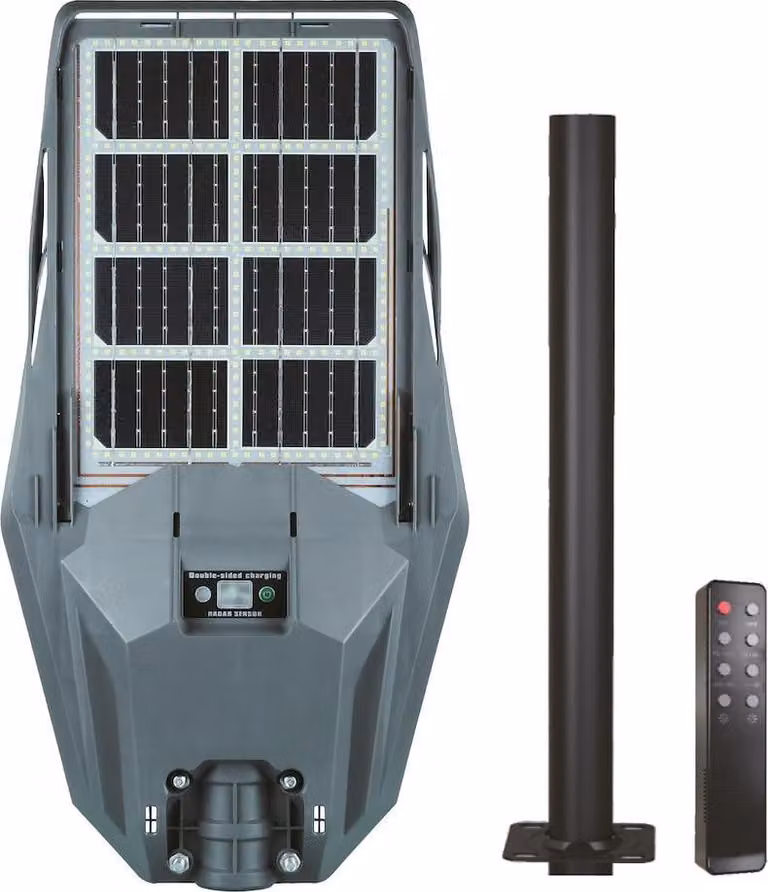 Kers II, lampione solare da 300W, 1200 lumen, 6500K
