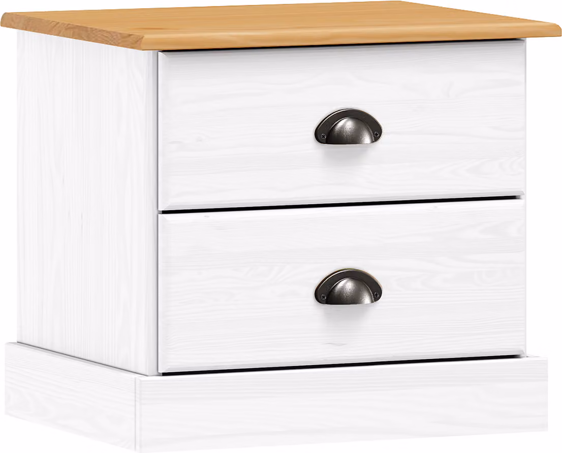 Comodino STANFORD laccato bianco