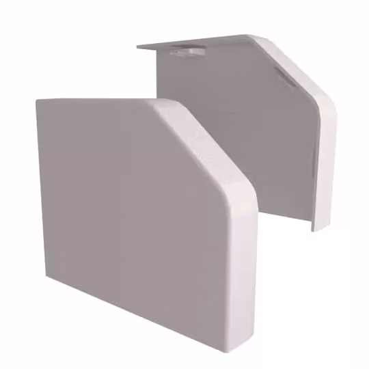 Set di piastre terminali Striebel e John KBS9 L/R, colore RAL 9016 2CPX044057R9999