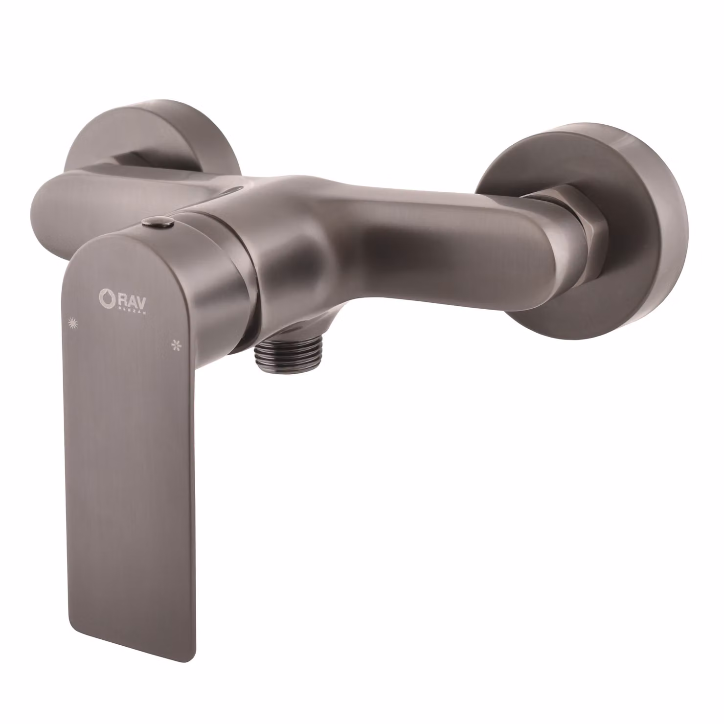Slezák-RAV Miscelatore per doccia NIL - grigio metallo, Colore: grigio metallo, Dimensioni: 150 mm
