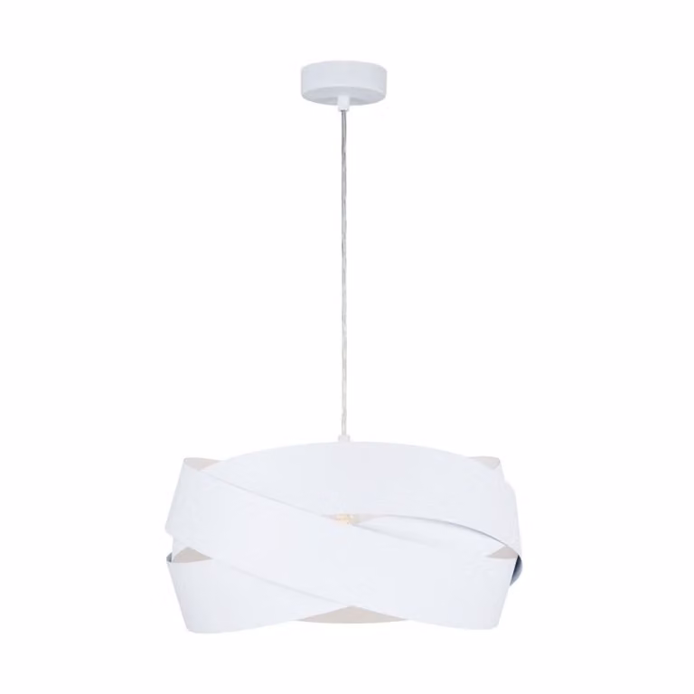 Lampada a sospensione TORNADO, bianca, 1 attacco E27, 40W, in metallo, dimensioni: 100x40x40 cm, grado di protezione IP20, Zuma Line