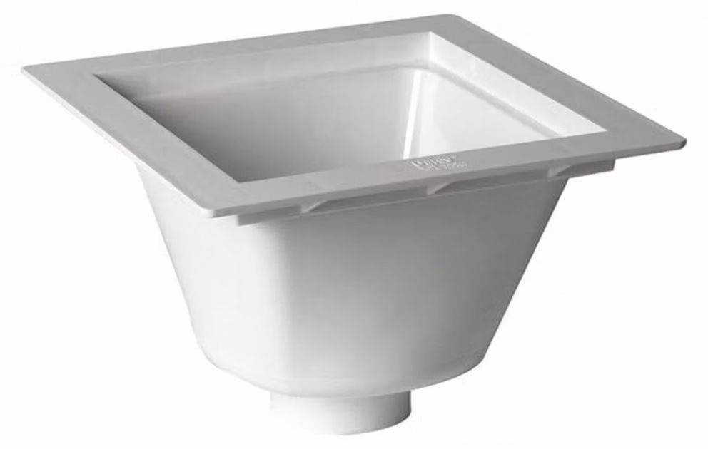 Lavello da incasso Oatey 42721 con base da 3 pollici