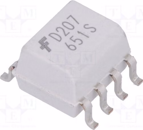 1 optoisolatore, Uce: 70V, MOCD207R2M. Optoisolatore con 2 canali di uscita, tecnologia SMD