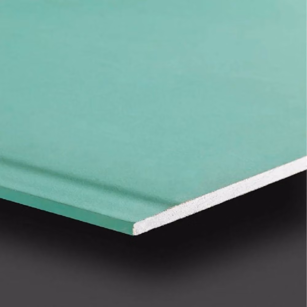 Set di 2 lastre di cartongesso idroresistenti Fortunato BA13 con bordo smussato, L: 120 cm, H: 200 cm, inclusa pittura superlavabile in resina sintetica da 2,5 l – 2