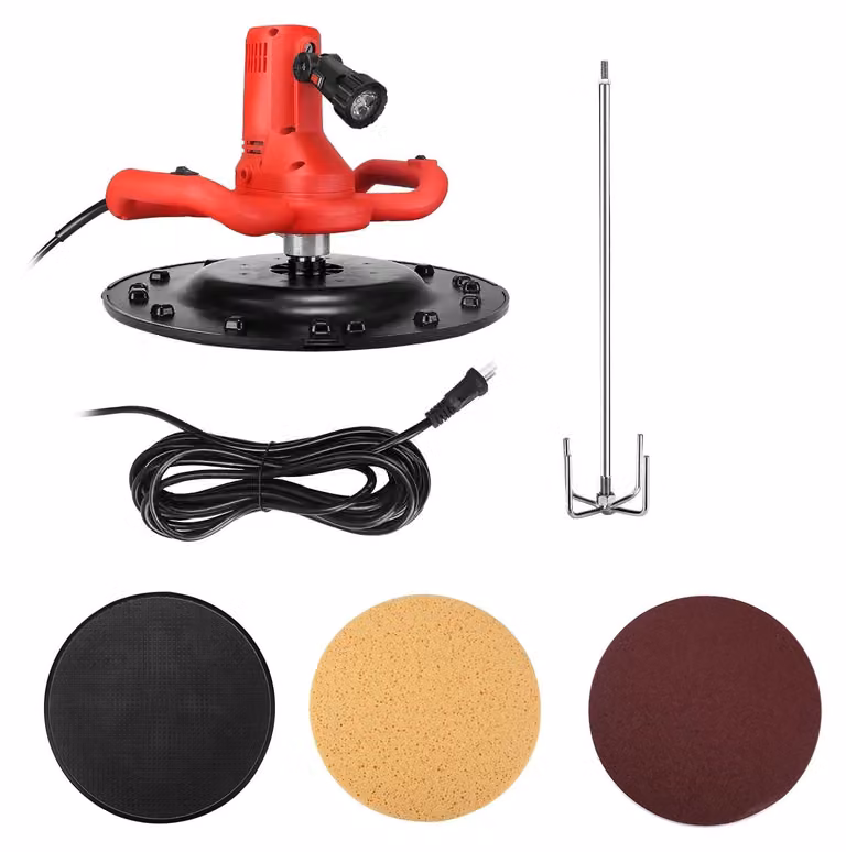 Levigatrice per calcestruzzo, cemento e malta - Colore: rosso - Potenza: 1700 W - Tensione: 220 V - Diametro: 380 mm