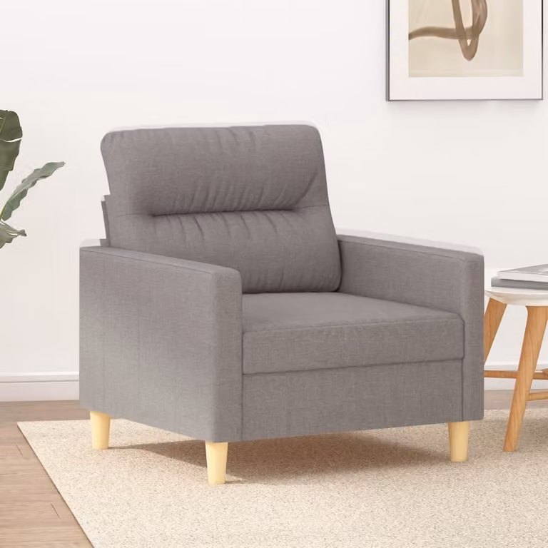 Maison Exclusive - Poltrona taupe 60 cm tessuto