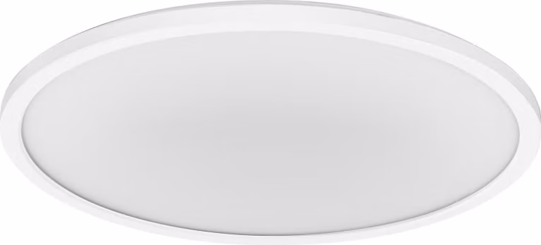 OSRAM ORBIS Ultra Slim plafoniera 400mm, bianco, 22W, 2720lm, luce bianca calda omogenea (3000K) + retroilluminazione, dimmerabilità a tre livelli tramite interruttore a parete, ultrapiatto, classe di protezione IP20