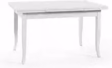 Tavolo da cucina in legno allungabile Shabby chic mod duetto bianco