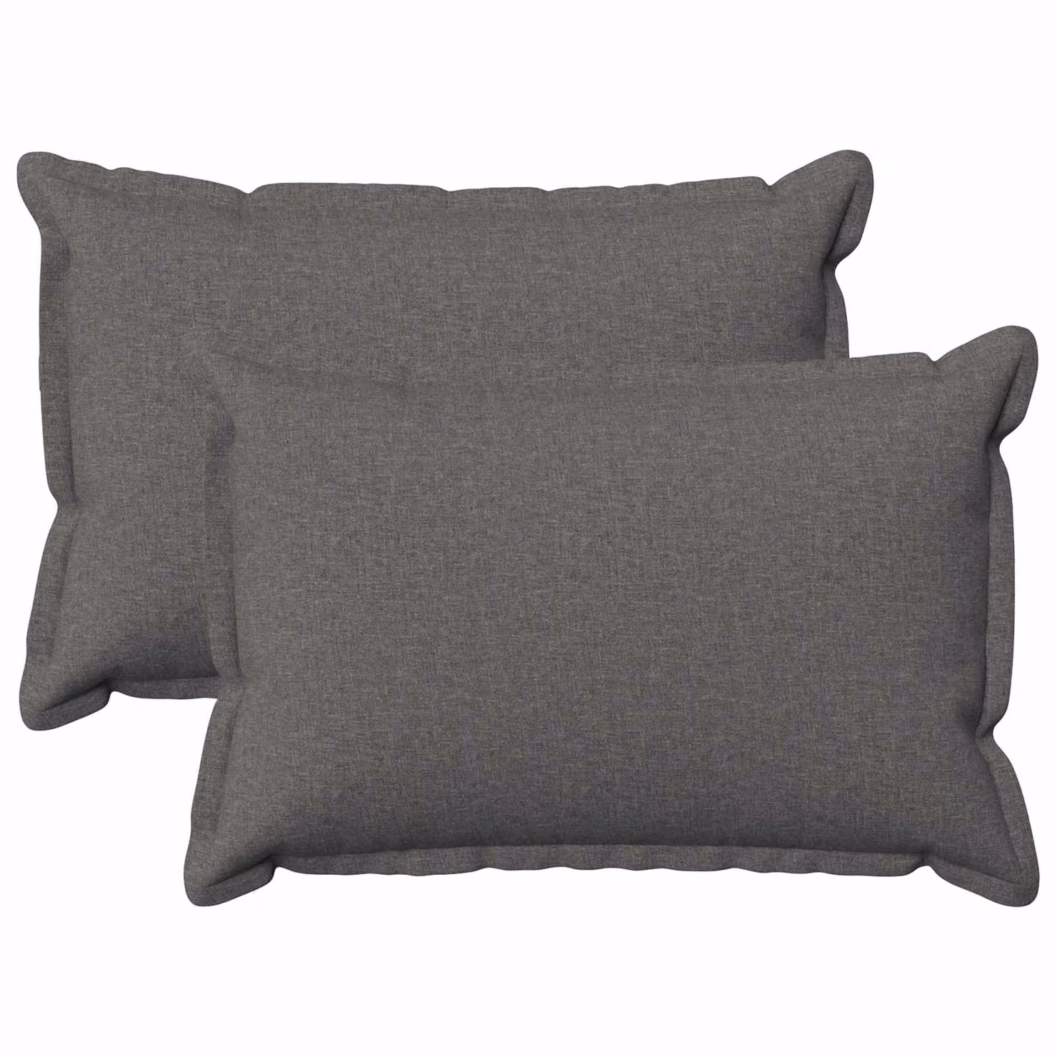 vidaXL Federa 2 pcs HOUTEN Grigio Chiaro 50 x 75 cm Lino