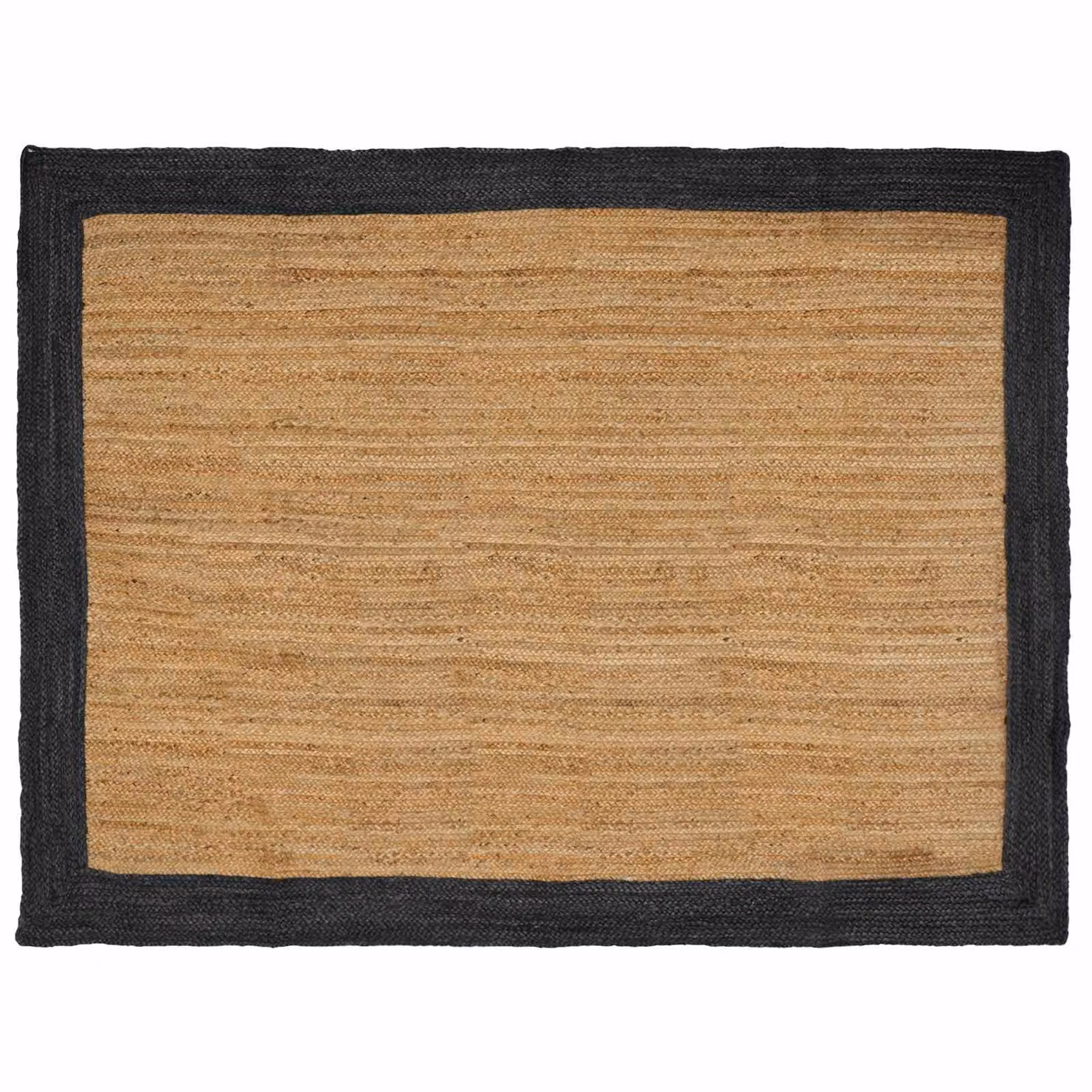 Tappeto da area moderno in juta vidaXL, L 240 cm x P 340 cm, grigio scuro multicolore