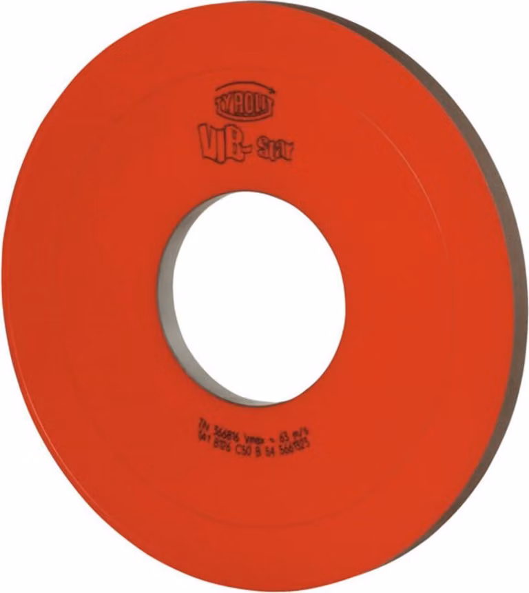 Mola di precisione TYROLIT VIB-STAR CBN DxTxH (mm) B126, 225x15x51, spessore del rivestimento X: 3 mm