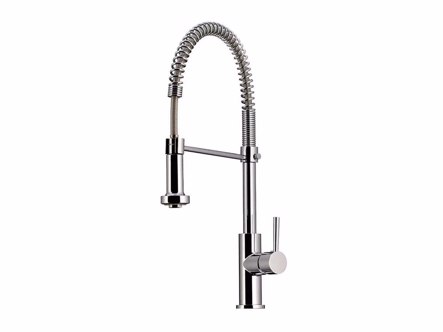 Miscelatore monocomando NABER DRIVE 5 in CROMO con bocca a spirale / alta pressione