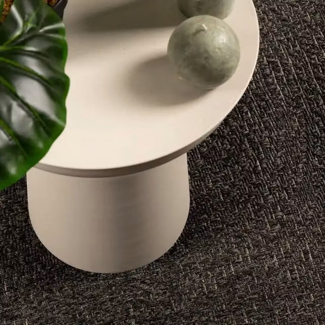 Tappeto vidaXL Antracite con effetto iuta in polipropilene per interni ed esterni L: 200 cm, P: 290 cm