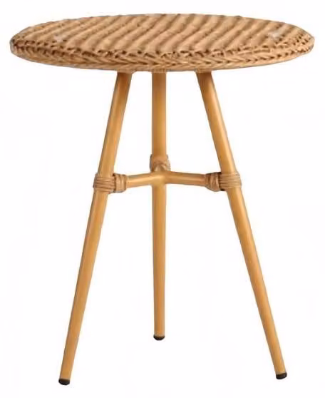 Couchtisch Braun Luxus Möbel Patio Design Rattan Rund Modern Hochwertig Möbel