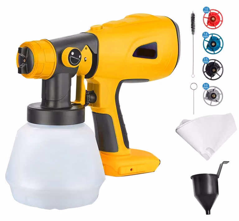 Spruzzatore a batteria senza fili, 18-20 V, serbatoio da 1000 ml, 4 ugelli