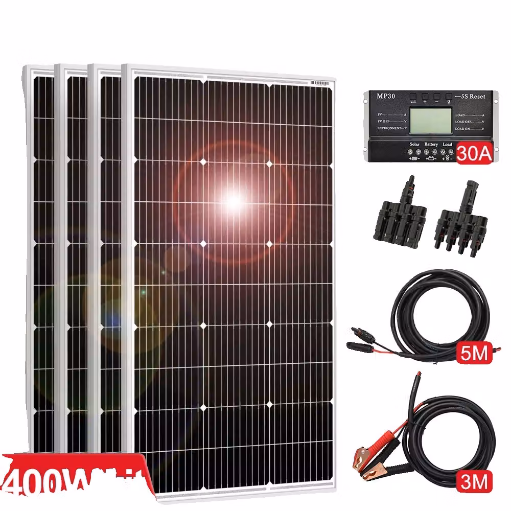 Solarmodul, set da 400w