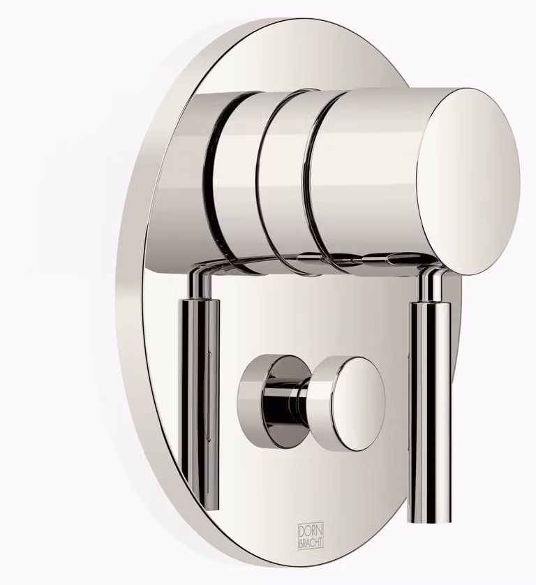 Dornbracht mitigeur monocommandé encastré avec inverseur, plaques de recouvrement 150mm, 36120660-08, 36120660-08