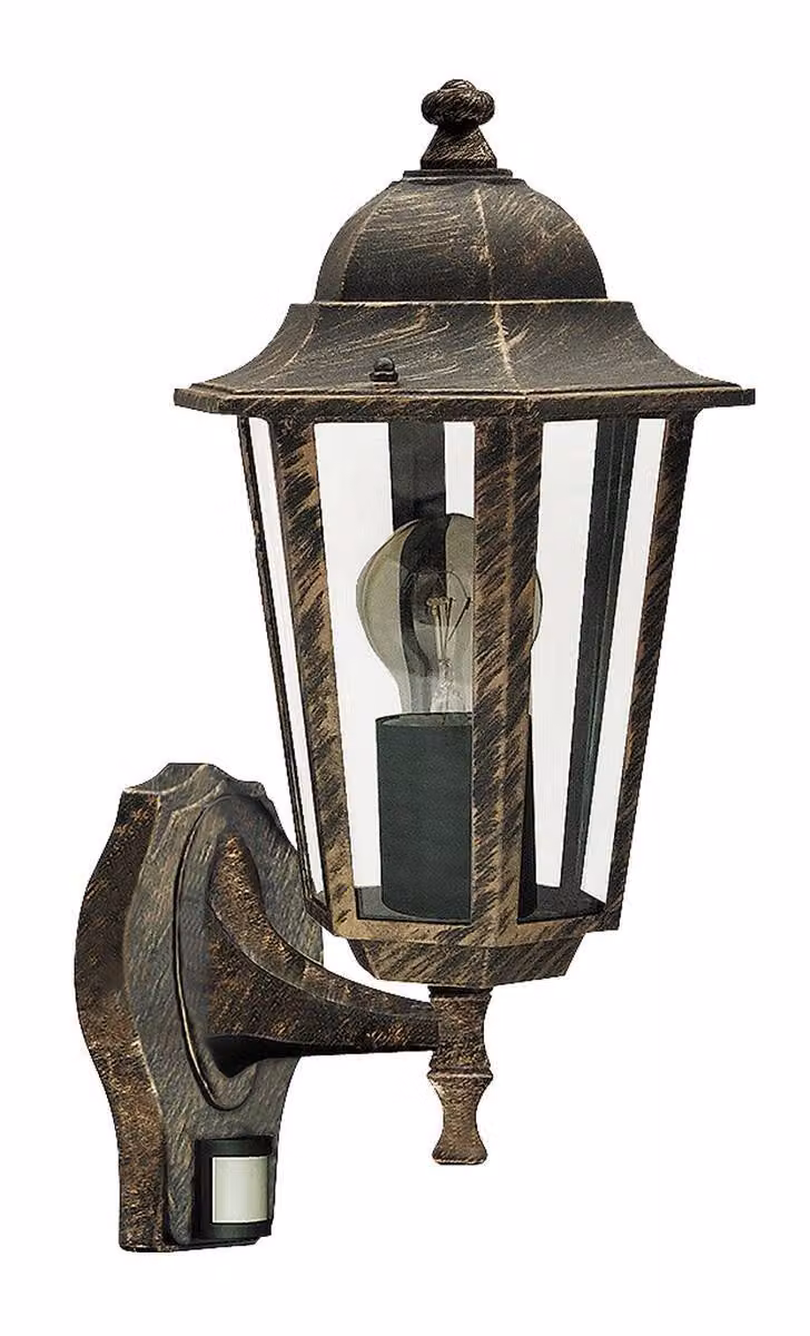 Lampada da parete classica per esterni 1xE27 Velence oro antico 8218 Rabalux