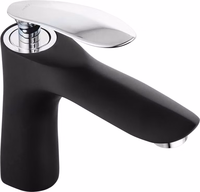 Mexen Lily rubinetto da lavabo, nero/cromo - 73600-17