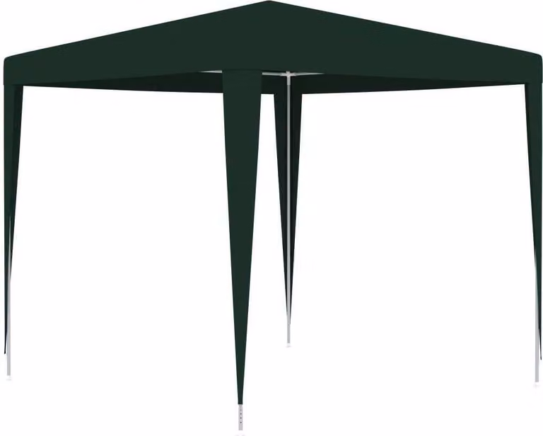 Gazebo Professionale 2,5x2,5 m Verde 90 g/m²