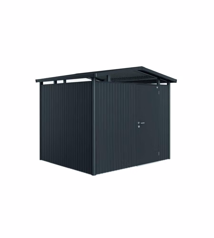Casetta Panorama Misura P3 grigio scuro metallizzato con porta standard