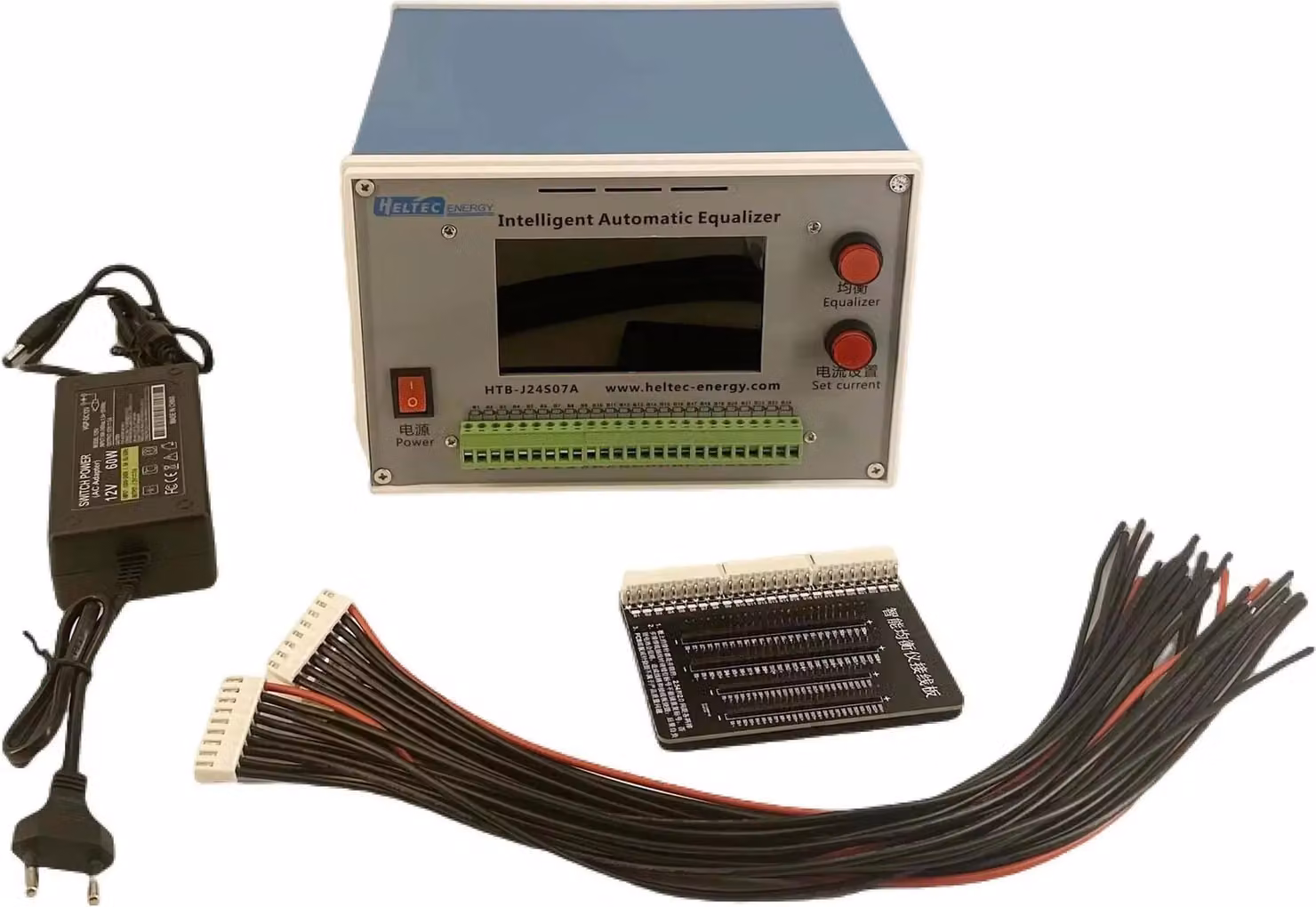 Bilanciatore di batteria, misurazione della tensione, corrente di equalizzazione regolabile, 24S 7A