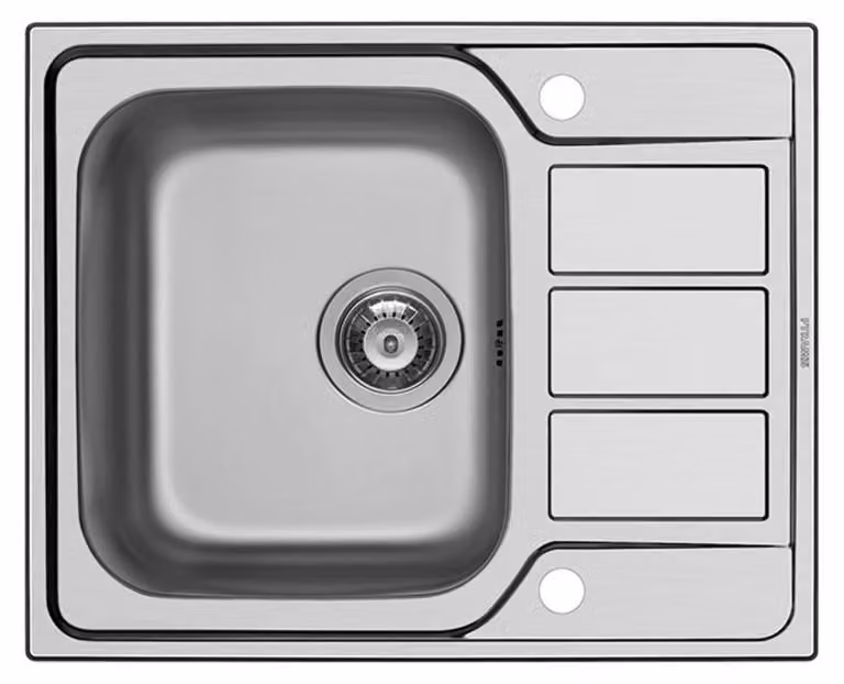 Lavello in acciaio inox Pyramis ATHENA 62x50 1B1D