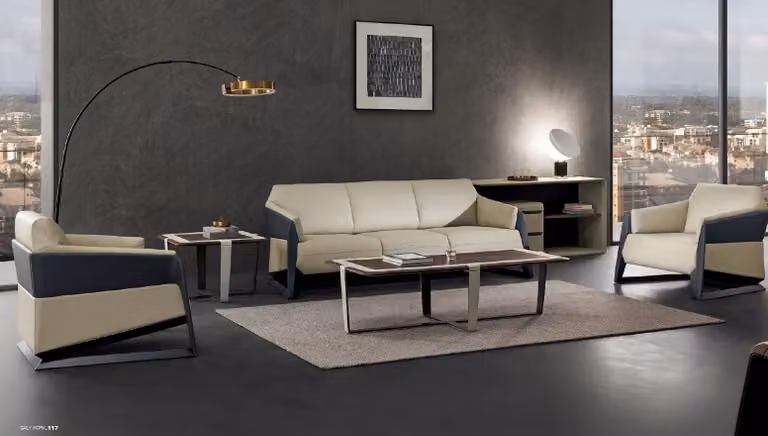 Sofagarnitur 311 Sitzer Set Design Sofas Polster Couchen Leder Relax Moderne