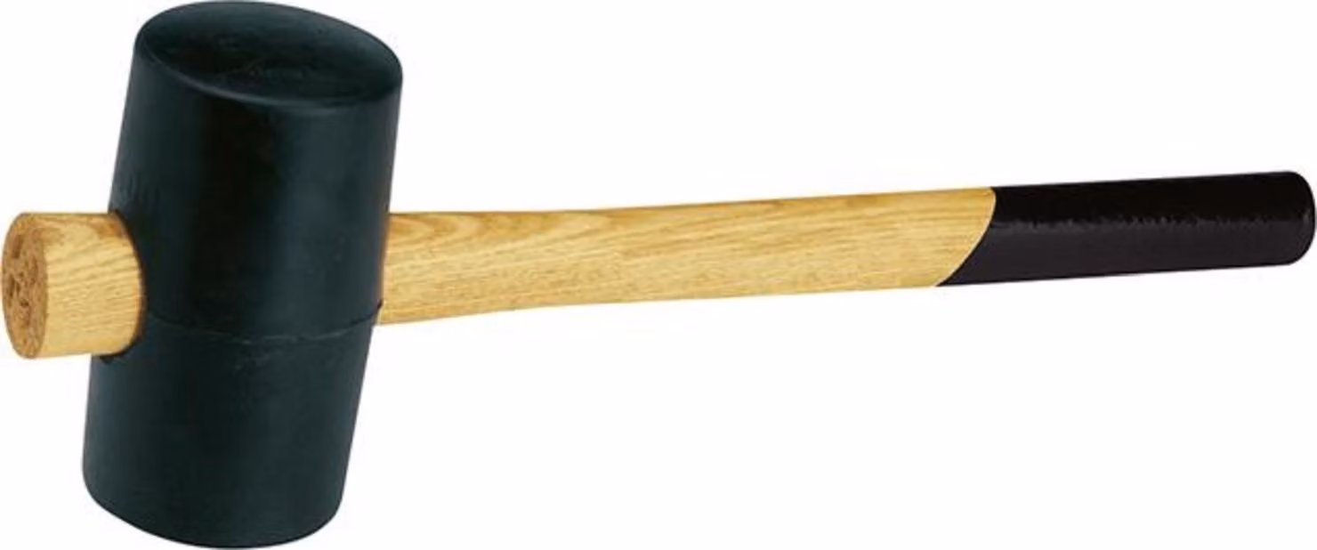 Martello in gomma Fortis Comp. Misura 4A 90mm nero , 4317784791922