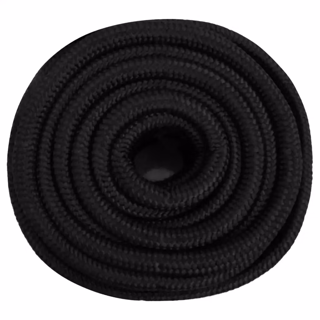 Corda in plastica nera vidaXL, diametro 20 mm, lunghezza 100 m – 2