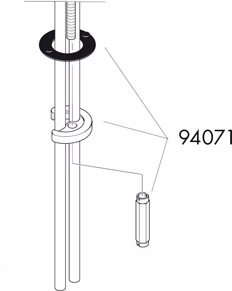 hansgrohe ricambio montaggio stelo cpl.