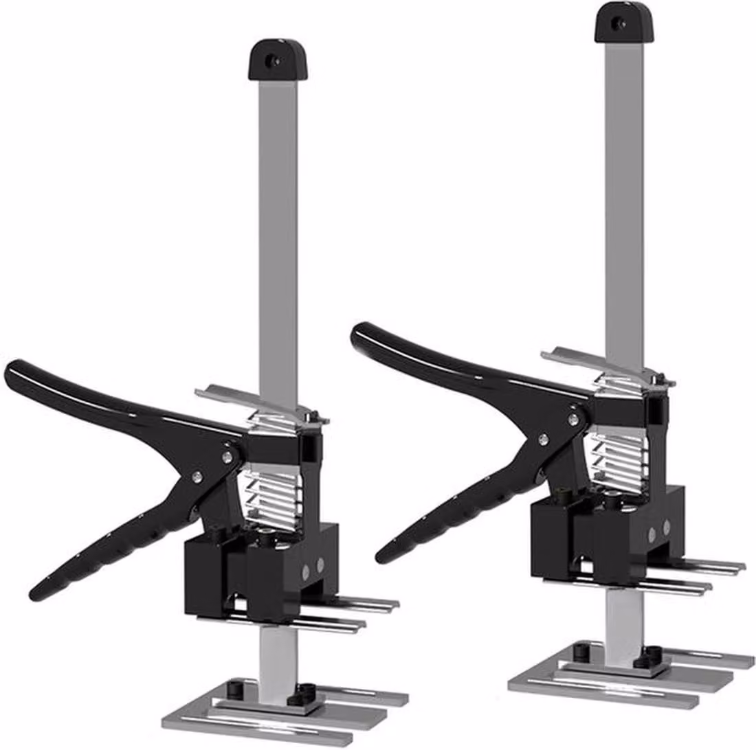 Set Azomor con 2 cavalletti regolabili per piastrelle e porte fino a 240 kg