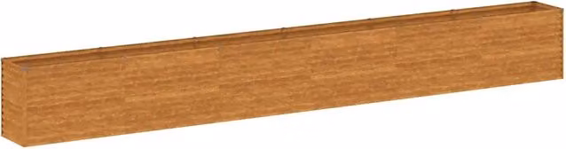Fioriere | Cassetta per fiori | Letto Rialzato da Giardino 578x50x69 cm Acciaio Corten